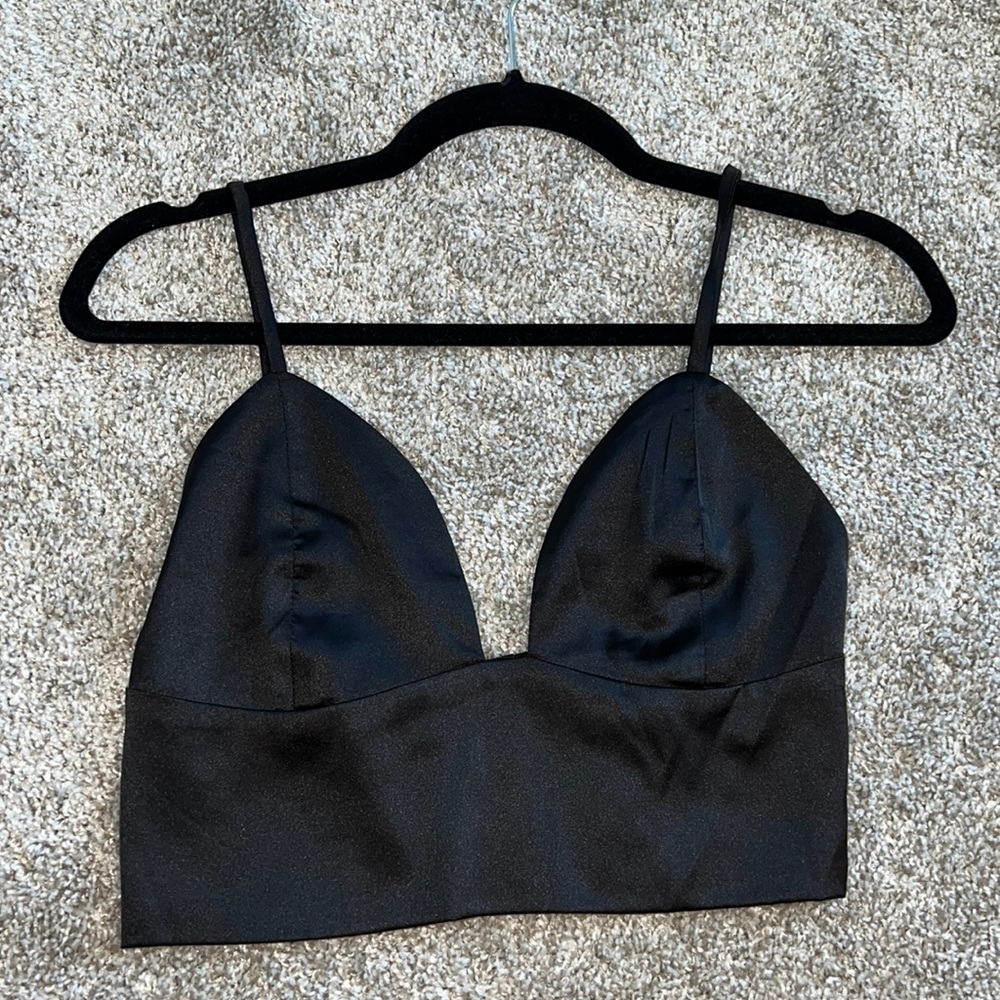 Amira black tank top